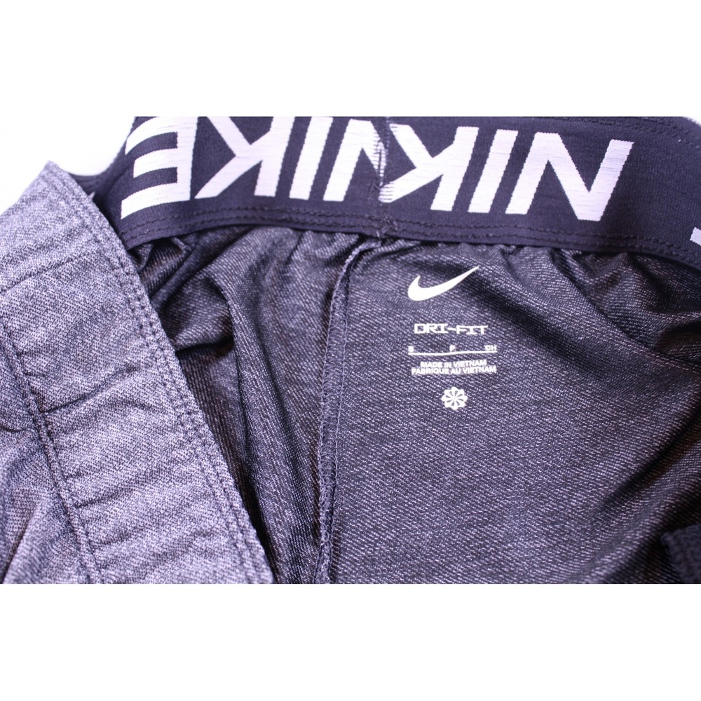 Nike Womens Dri-FIT Training Shorts Gray Heathered Drawstring Size Small - Picture 4 of 5